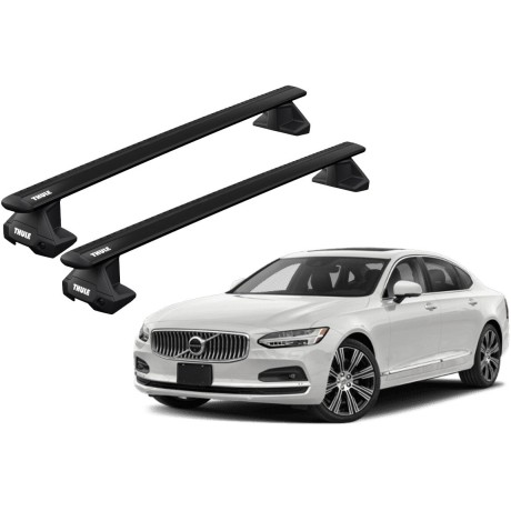 Barras THULE EVO WingBar para autos VOLVO S90 desde 2016 - 2021 negro
