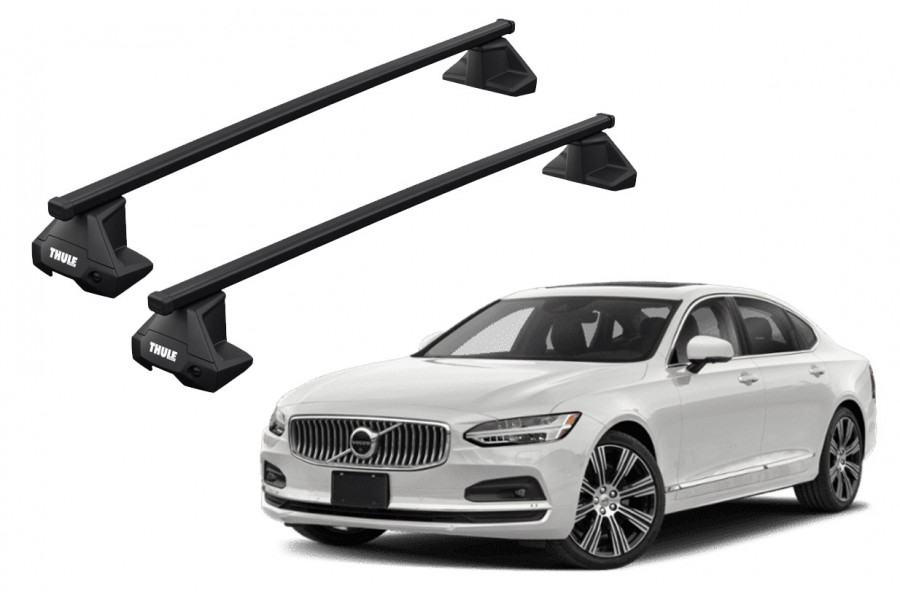 Barras THULE EVO SquareBar para autos VOLVO S90 desde 2016 - 2021