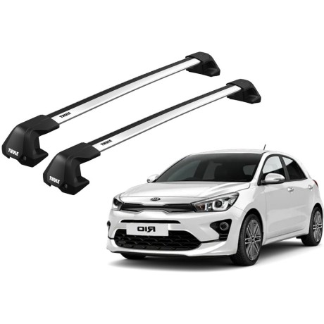 Barras THULE EDGE Flush para autos KIA Rio desde 2017 - 2024