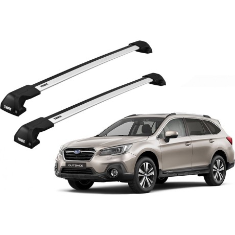 Barras THULE EDGE Flush para autos SUBARU Outback 2014 a 2020