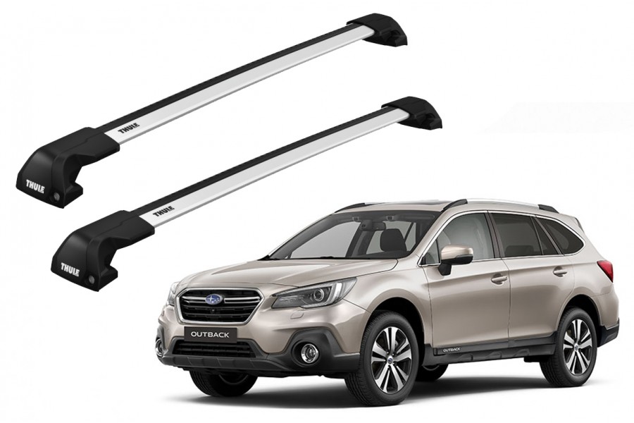 Barras THULE EDGE Flush para autos SUBARU Outback 2014 a 2020
