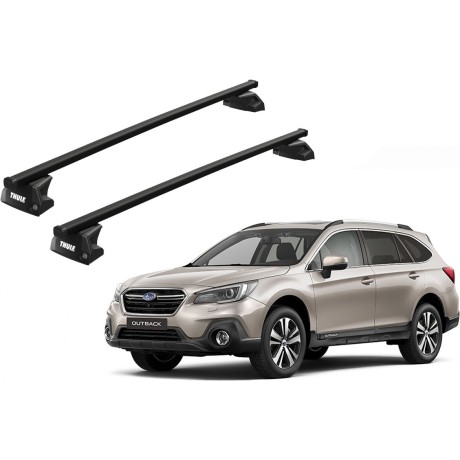 Barras THULE EVO SquareBar para autos SUBARU Outback 2014 a 2020