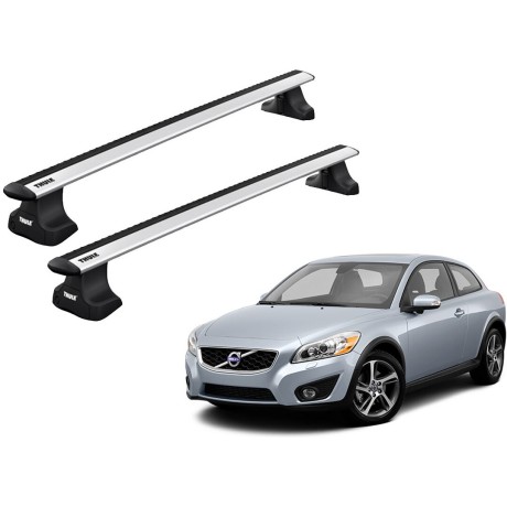 Barras THULE WingBar para autos VOLVO C30 2007 a 2013
