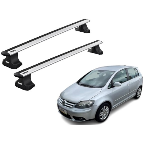 Barras THULE WingBar para autos VOLKSWAGEN Golf Plus 2005 a 2008
