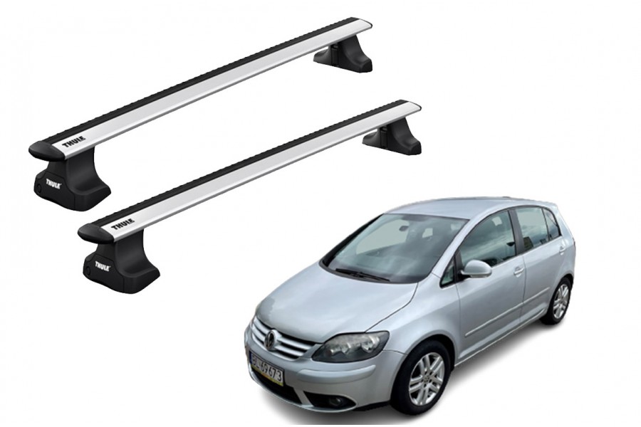 Barras THULE WingBar para autos VOLKSWAGEN Golf Plus 2005 a 2008
