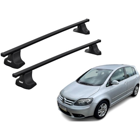 Barras THULE SquareBar para autos VOLKSWAGEN Golf Plus 2005 a 2008