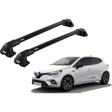 Barras THULE EDGE Flush para autos RENAULT Clio desde 2020 - 2023 negro