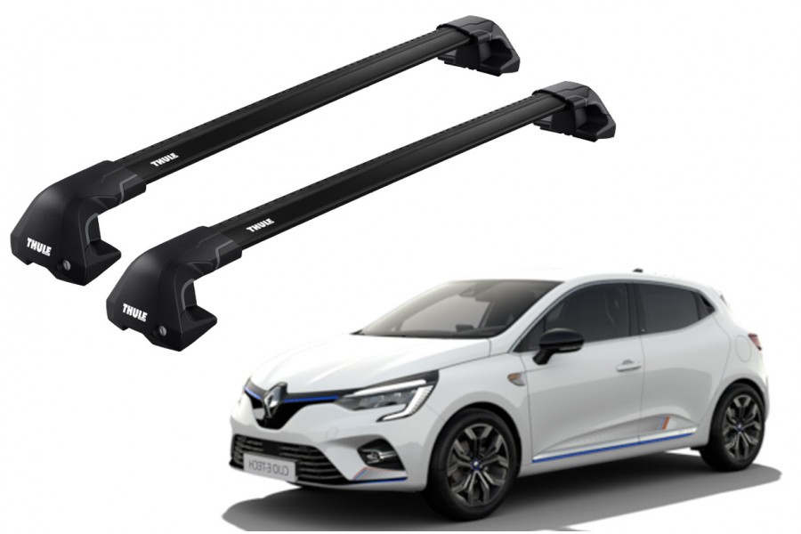 Barras THULE EDGE Flush para autos RENAULT Clio desde 2020 - 2023 negro