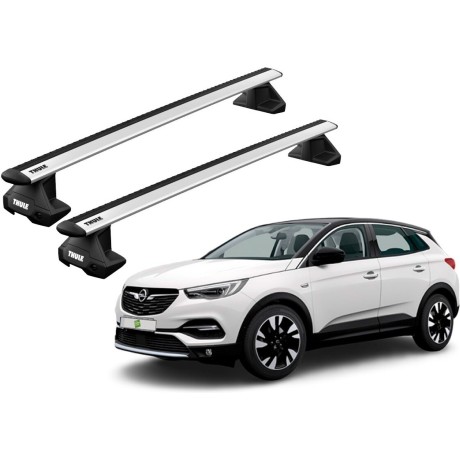 Barras THULE EVO WingBar para autos OPEL Grandland X desde 2018 - 2024