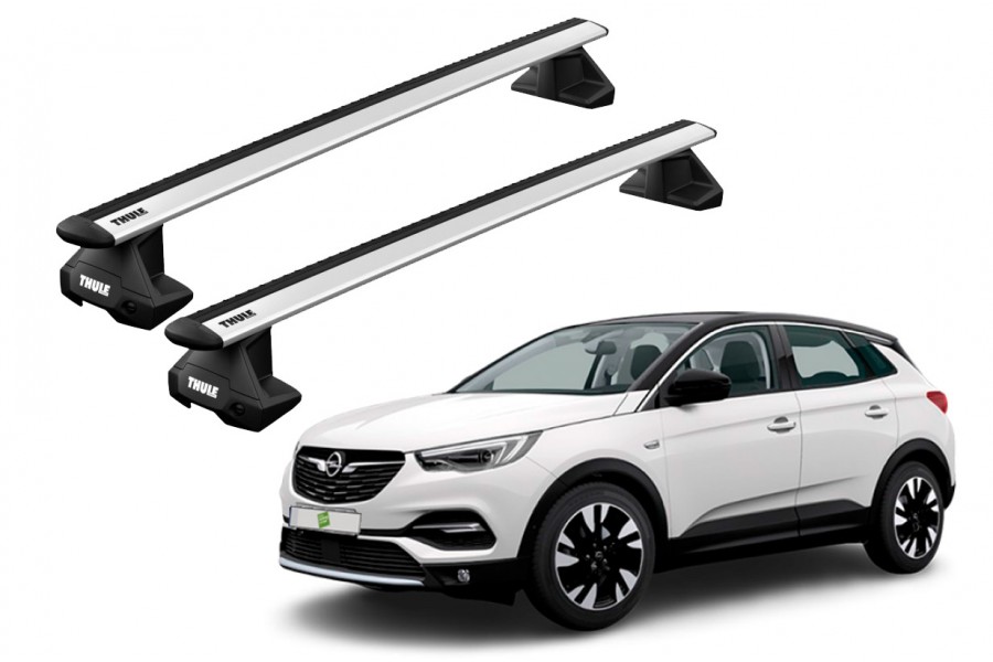 Barras THULE EVO WingBar para autos OPEL Grandland X desde 2018 - 2024