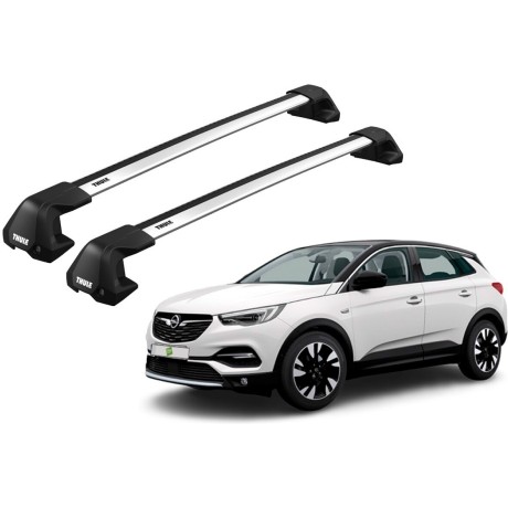 Barras THULE EDGE Flush para autos OPEL Grandland X desde 2018 - 2024
