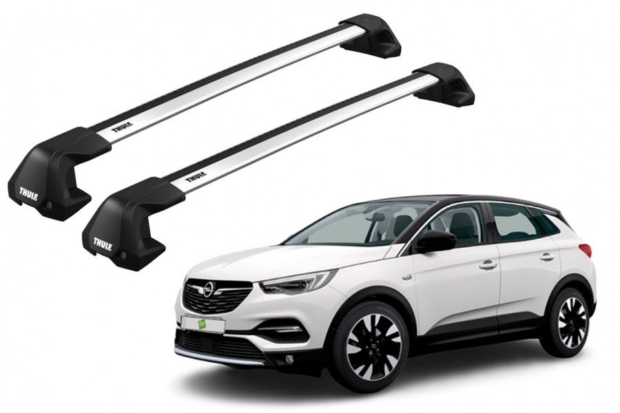 Barras THULE EDGE Flush para autos OPEL Grandland X desde 2018 - 2024