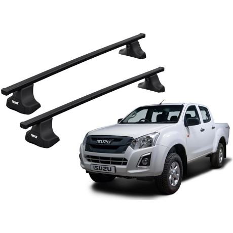 Barras THULE SquareBar para camioneta ISUZU D-Max 2002 a 2011