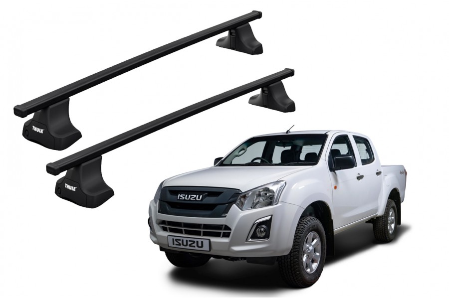 Barras THULE SquareBar para camioneta ISUZU D-Max 2002 a 2011