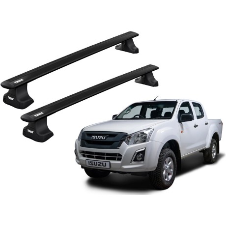 Barras THULE WingBar para camioneta ISUZU D-Max 2002 a 2011 negro