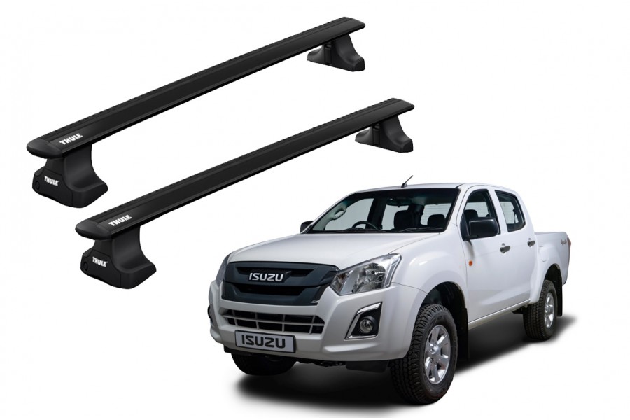 Barras THULE WingBar para camioneta ISUZU D-Max 2002 a 2011 negro