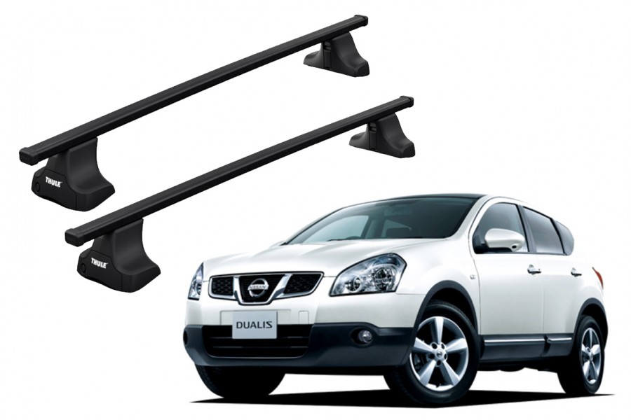 Barras THULE SquareBar para autos NISSAN Dualis 2007 a 2013