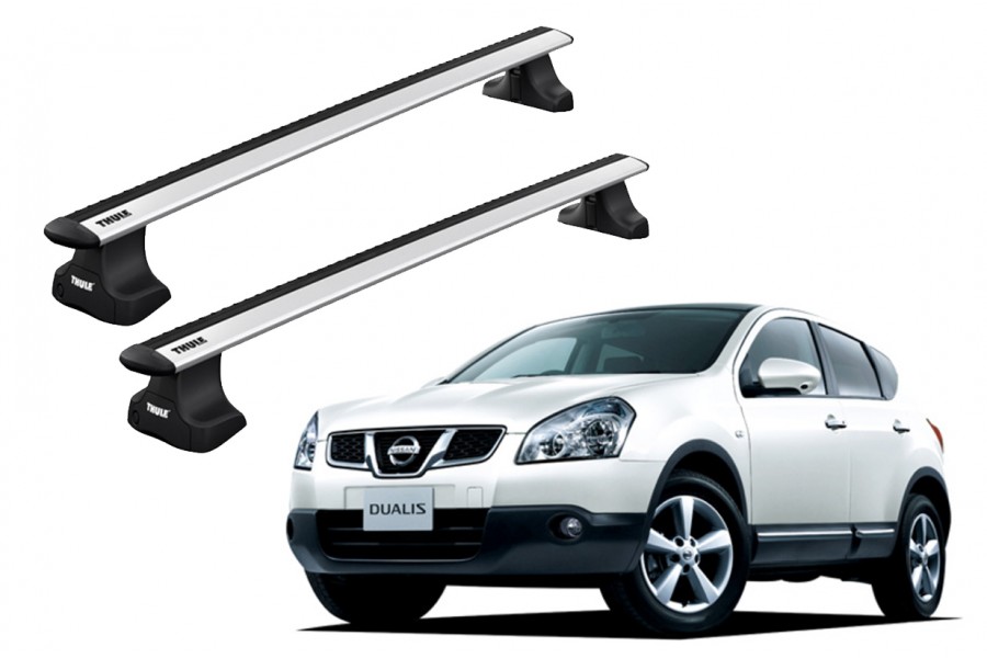 Barras THULE WingBar para autos NISSAN Dualis 2007 a 2013
