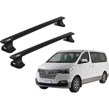 Barras THULE WingBar para Van HYUNDAI H-1 desde 2008-2021 negro