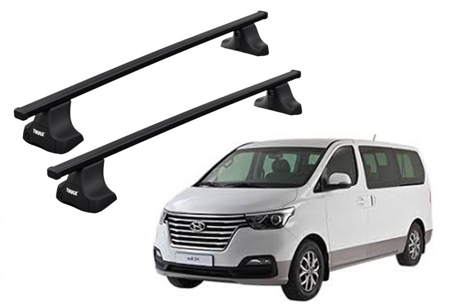 Barras THULE SquareBar para Van HYUNDAI H-1 desde 2008-2021
