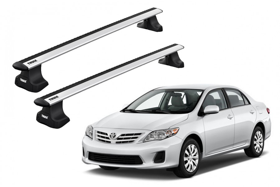 Barras THULE WingBar para autos TOYOTA Corolla 2007 a 2013
