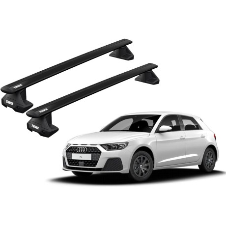 Barras THULE EVO WingBar para autos AUDI A1 desde 2019 negro
