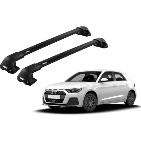 Barras THULE EDGE Flush para autos AUDI A1 desde 2019 negro