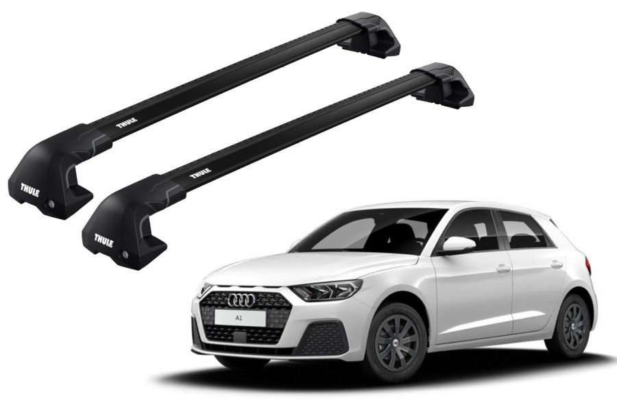 Barras THULE EDGE Flush para autos AUDI A1 desde 2019 negro