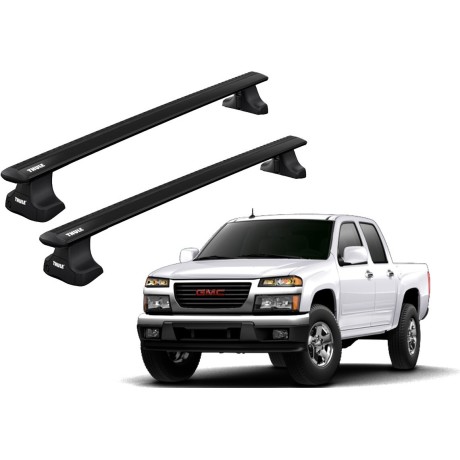 Barras THULE WingBar para camioneta GMC Canyon 2004 a 2012 negro