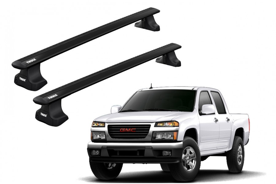 Barras THULE WingBar para camioneta GMC Canyon 2004 a 2012 negro