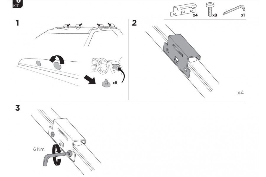 Kit De Anclaje Thule 186084