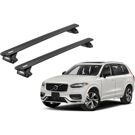 Barras THULE EVO WingBar para autos VOLVO XC90 desde 2015 -  negro