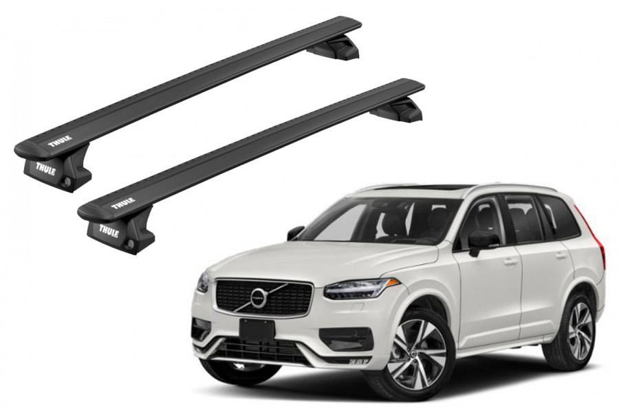 Barras THULE EVO WingBar para autos VOLVO XC90 desde 2015 -  negro