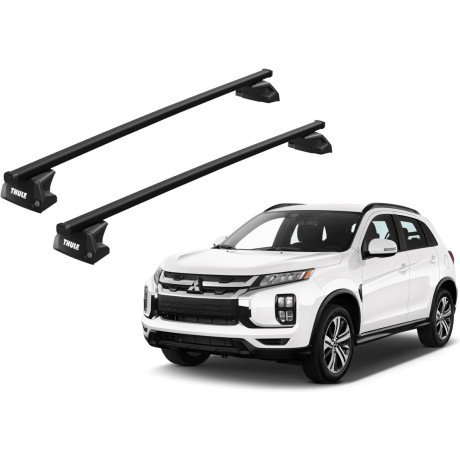 Barras THULE EVO SquareBar para autos MITSUBISHI ASX desde 2010 al 2022