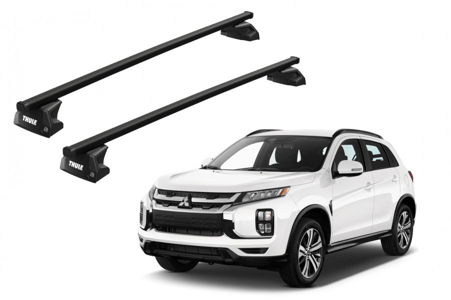 Barras THULE EVO SquareBar para autos MITSUBISHI ASX desde 2010 al 2022