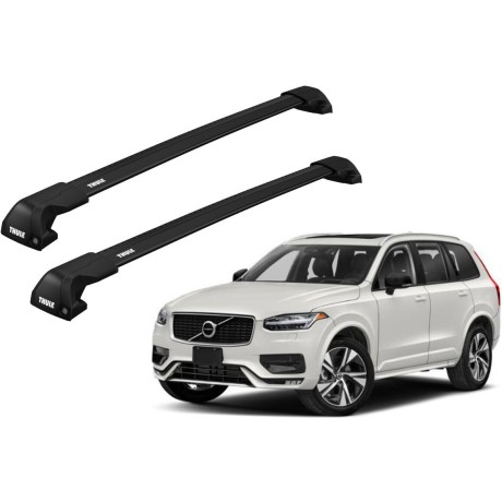 Barras THULE EDGE Flush para autos VOLVO XC90 desde 2015 -  negro