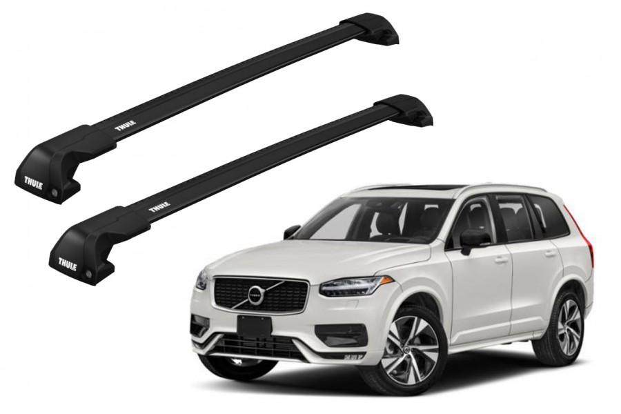 Barras THULE EDGE Flush para autos VOLVO XC90 desde 2015 -  negro