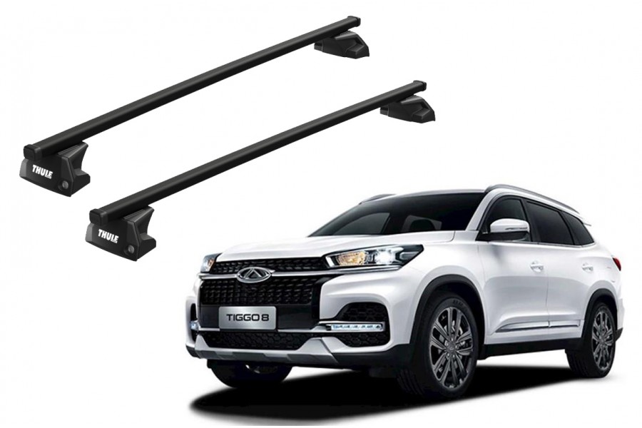 Barras THULE EVO SquareBar para autos CHERY Tiggo 8 desde 2018 a 2024