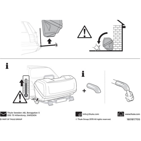 Portaequipaje Thule Easybase + Back Up 900