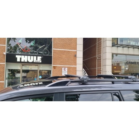 Barras THULE EDGE Flush para autos TOYOTA Land Cruiser Prado desde 2009 al 2023 negro