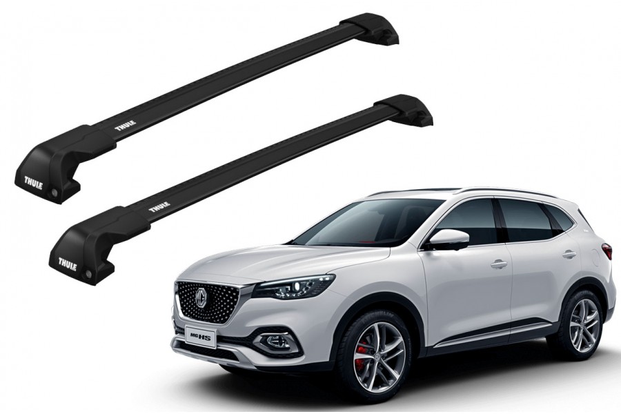 Barras THULE EDGE Flush para autos MG HS desde 2018-2024 negro