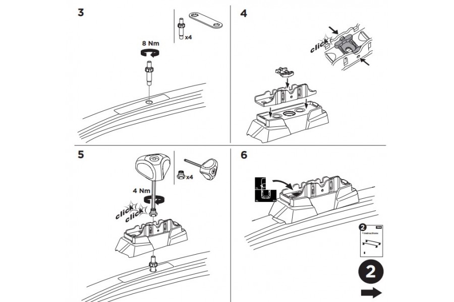 Kit De Anclaje Thule 187047