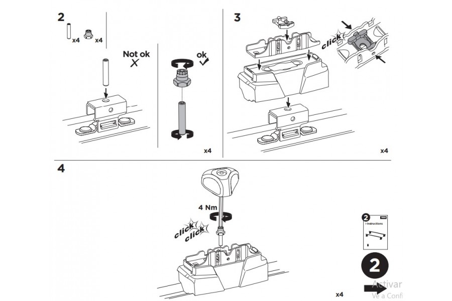 Kit De Anclaje Thule 187063