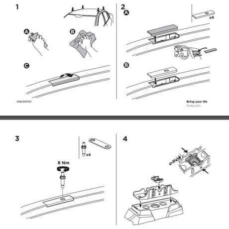 Kit De Anclaje Thule 187133