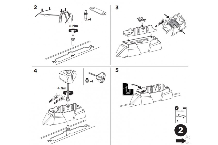 Kit De Anclaje Thule 187155