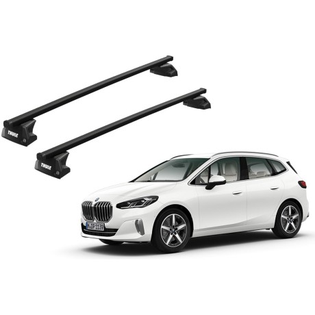 Barras THULE EVO SquareBar para autos BMW 2-Series Active Tourer desde 2014