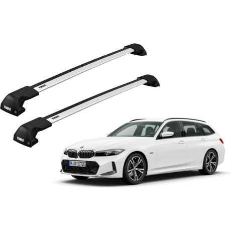 Barras THULE EDGE Flush para autos BMW 3-Series Touring desde 2012