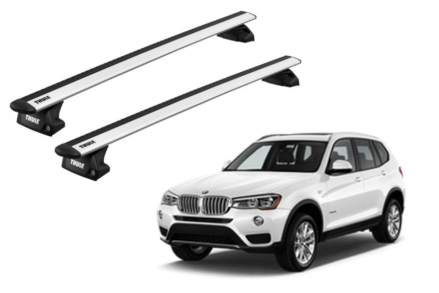 Barras THULE EVO WingBar para autos BMW X3 2010 a 2017