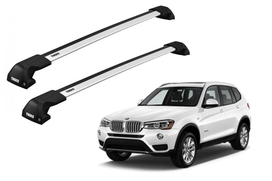Barras THULE EDGE Flush para autos BMW X3 2010 a 2017