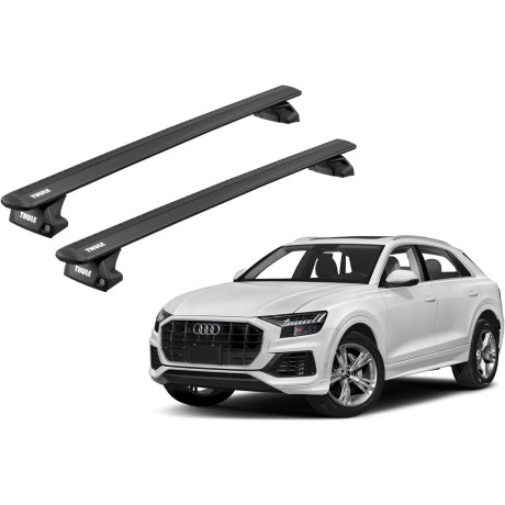 Barras THULE EVO WingBar para autos AUDI Q8 desde 2019 negro